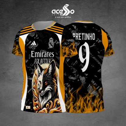 Template Interclasses - Camisa - Real Madrid Fox 25 - ARTE VETOR