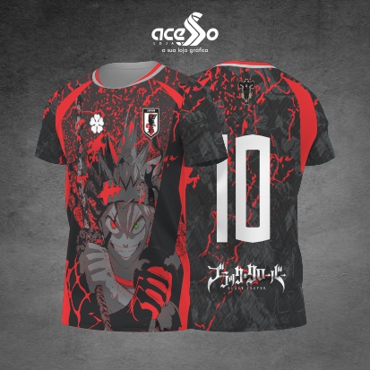 Template Interclasses - Camisa - Black Clover Asta Japão 25 - ARTE VETOR