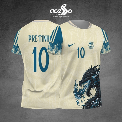 Template Interclasses - Camisa - Dragão Azul fire 2025 - ARTE VETOR
