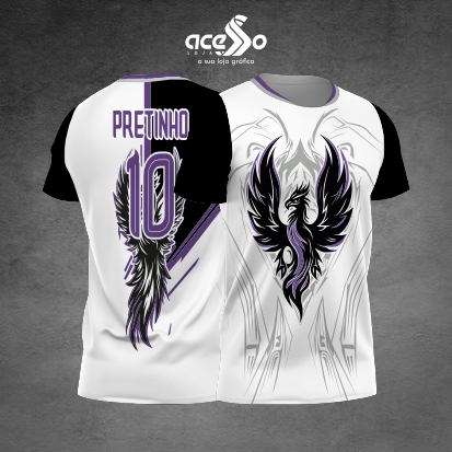 Template Interclasses - Camisa - Fenix roxa Sports 25 - ARTE VETOR