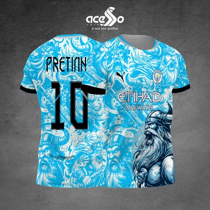 Template Interclasses - Camisa - Manchester City Viking 25 - ARTE VETOR