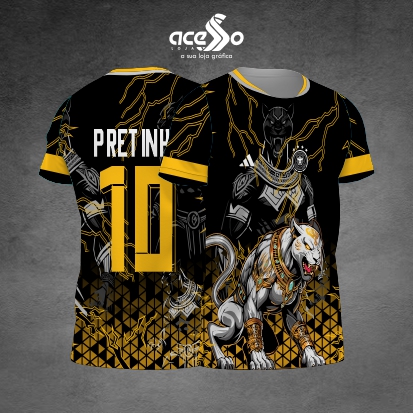 Template Interclasses - Camisa - Alemanha Black Pantera 25 - ARTE VETOR