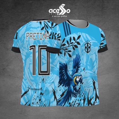 Template Interclasses - Camisa - Arara Azul 2k25 - ARTE VETOR