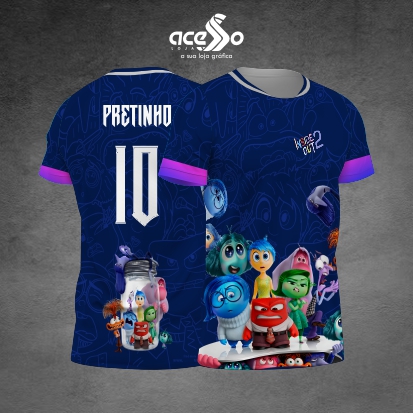 Template Interclasses - Camisa - Divertidamente Inside Out 2 - 2025 - ARTE VETOR