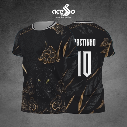 Template Interclasses - Camisa - Pantera Black IA 25 - ARTE VETOR