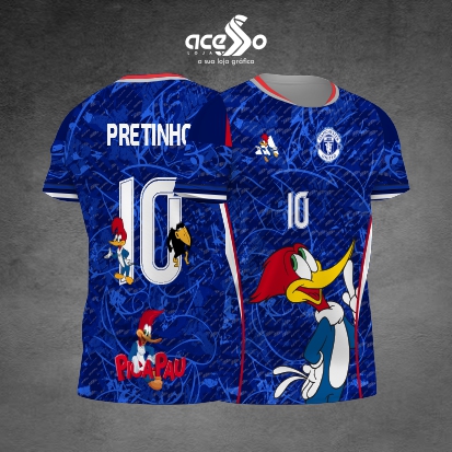 Template Interclasses - Camisa - Pica Pau Efeitos 2025- ARTE VETOR