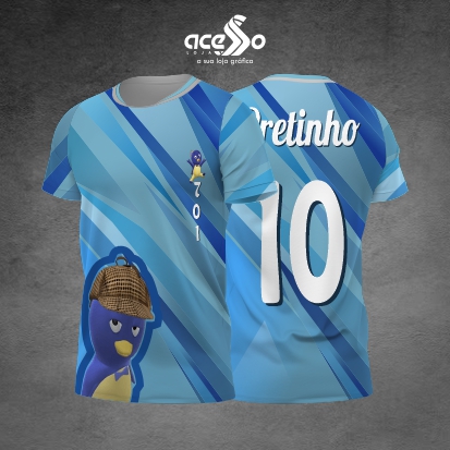 Template Interclasses - Camisa - Pinguim Pablo 2025 - ARTE VETOR