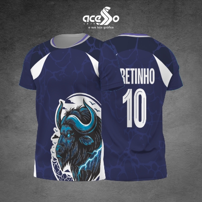 Template Interclasses - Camisa - Buffalo Storm 2025 - ARTE VETOR