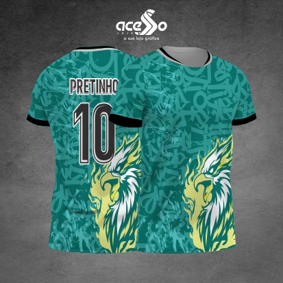 Template Interclasses - Camisa - Fergys ave Fenix 2025 - ARTE VETOR