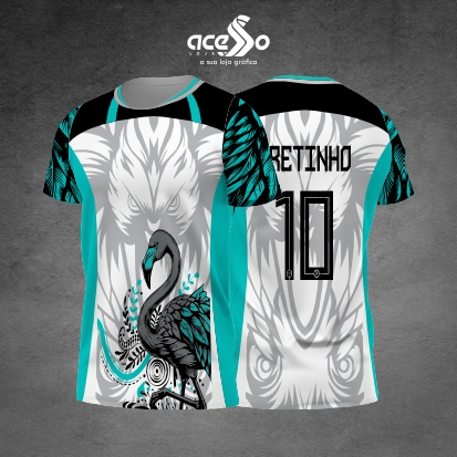 Template Interclasses - Camisa - Flamingo Green 25 - ARTE VETOR