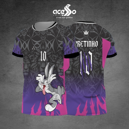Template Interclasses - Camisa - Leão pernalonga 2025 - ARTE VETOR