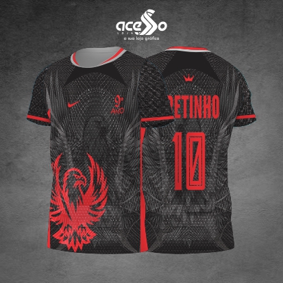 Template Interclasses - Camisa - Aguia Rojo red 2025 - ARTE VETOR