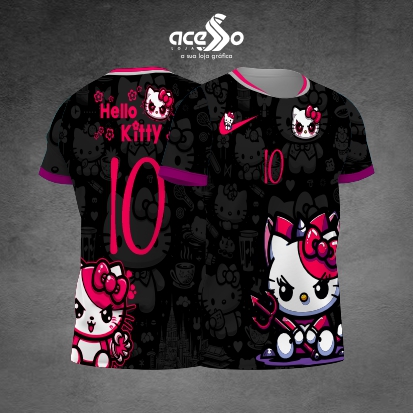 Template Interclasses - Camisa - Diabinha Hello Kity 2025 - ARTE VETOR