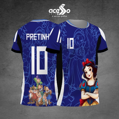 Template Interclasses - Camisa - Branca de Neve e  os 7 anões 2025 - ARTE VETOR