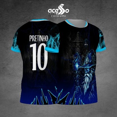 Template Interclasses - Camisa - Mago magico Azul 25 - ARTE VETOR