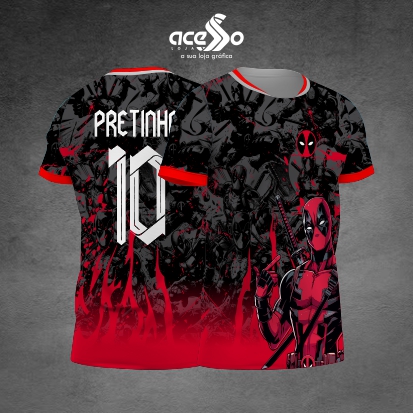 Template Interclasses - Camisa - DeadPool pra sí 2025 - ARTE VETOR