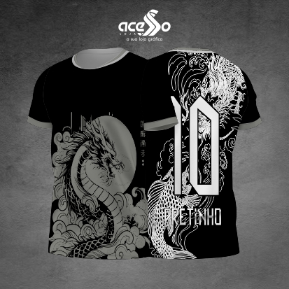 Template Interclasses - Camisa - Dragões EEHG 2025 - ARTE VETOR