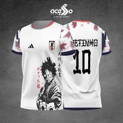 Template Interclasses - Camisa - Japão Luffy Bravo 25 - ARTE VETOR