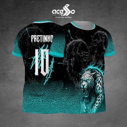 Template Interclasses - Camisa - Pantera Feroz verde 2025 - ARTE VETOR