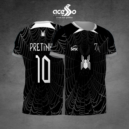 Template Interclasses - Camisa - Venom Aranha - 7A 2025 - ARTE VETOR
