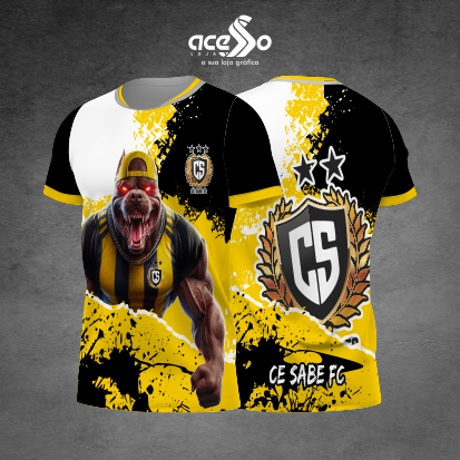 Template Interclasses - Cê sabe FC - Mascote Pitbull 2025 - ARTE VETOR