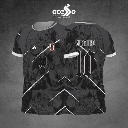 Template Interclasses - Japão Dragon Ball Black 25 - ARTE VETOR