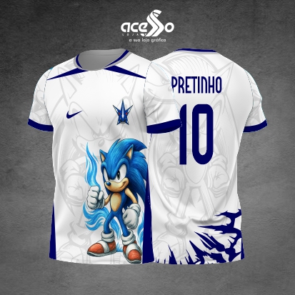 Template Interclasses - Sonic fogo azul 2025 - ARTE VETOR