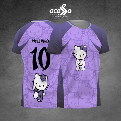 Template Interclasses - Hello Kit - Jiu Jitsu degrade 1 - 2025 - ARTE VETOR