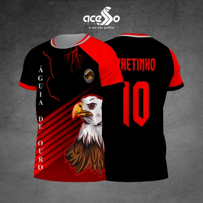 Template Interclasses - Águia de Ouro red 2025 - ARTE VETOR