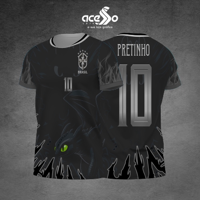 Template Interclasses - Brasil Banguela Black 1 25 - ARTE VETOR