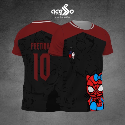 Template Interclasses - Hello Kit Homem Aranha Whaaa 2025 - ARTE VETOR