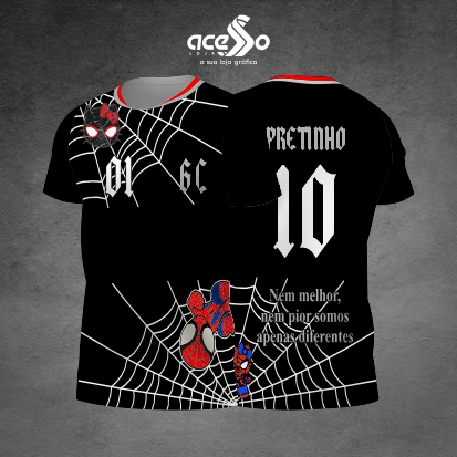 Template Interclasses - Hello Kit Homem Aranha - 6C - 2025 - ARTE VETOR