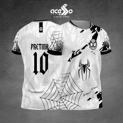 Template Interclasses - Homem Aranha Black grunge 25 - ARTE VETOR
