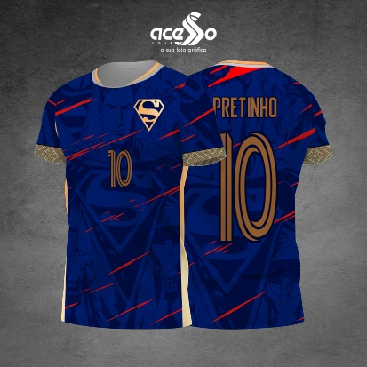 Template Interclasses - SUPERMAN Azul 2025 - ARTE VETOR