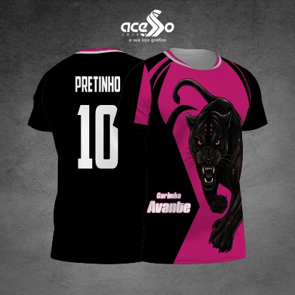 Template Interclasses - Camisa - Carimba Avanta - Pantera Black 25 - ARTE VETOR