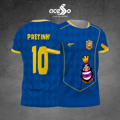 Template Interclasses - Camisa - Clash Royale - Interclasse 2025 - ARTE VETOR