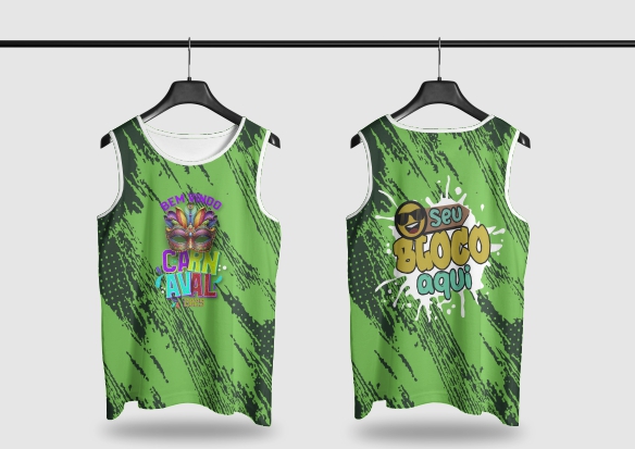 Template Camisa Abadá - Carnavalesco - Ref 2523 - ARTE VETOR