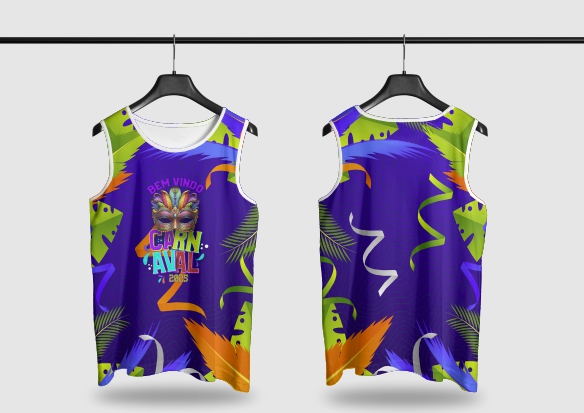 Template Camisa Abadá - Carnavalesco - Ref 2528 - ARTE VETOR