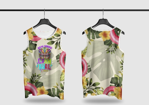 Template Camisa Abadá - Carnavalesco - Ref 2529 - ARTE VETOR