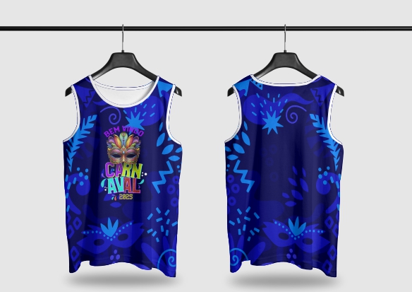 Template Camisa Abadá - Carnavalesco - Ref 2532 - ARTE VETOR