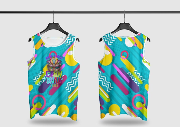 Template Camisa Abadá - Carnavalesco - Ref 2537 - ARTE VETOR