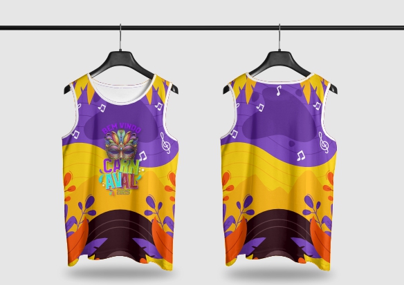 Template Camisa Abadá - Carnavalesco - Ref 2540 - ARTE VETOR