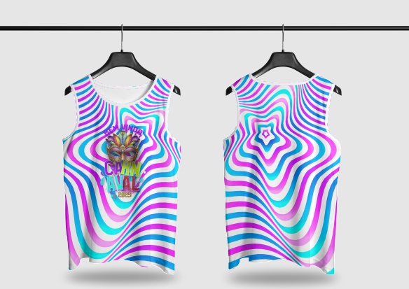 Template Camisa Abadá - Carnavalesco - Ref 2542 - ARTE VETOR