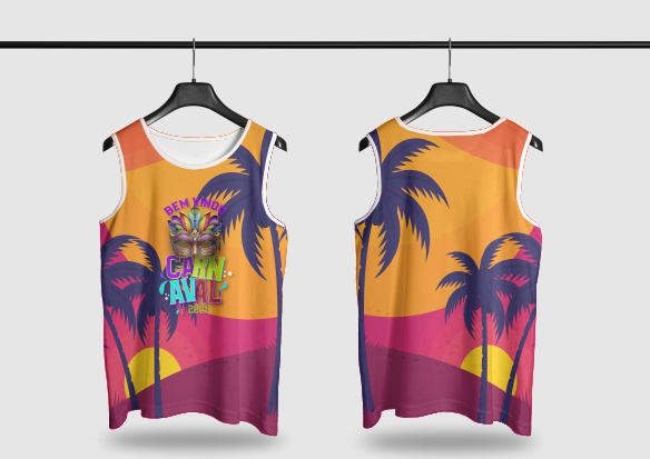 Template Camisa Abadá - Carnavalesco - Ref 2544 - ARTE VETOR