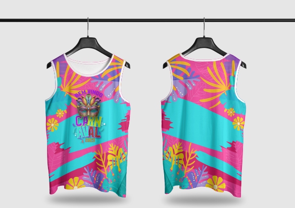 Template Camisa Abadá - Carnavalesco - Ref 2545 - ARTE VETOR