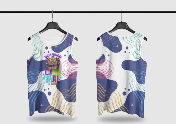 Template Camisa Abadá - Carnavalesco - Ref 2547 - ARTE VETOR