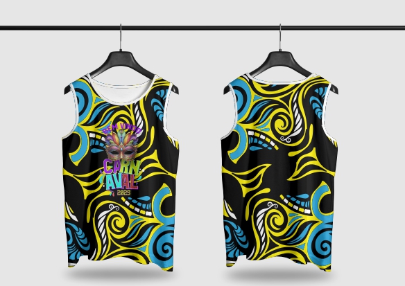 Template Camisa Abadá - Carnavalesco - Ref 2548 - ARTE VETOR