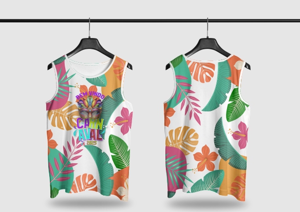 Template Camisa Abadá - Carnavalesco - Ref 2550 - ARTE VETOR