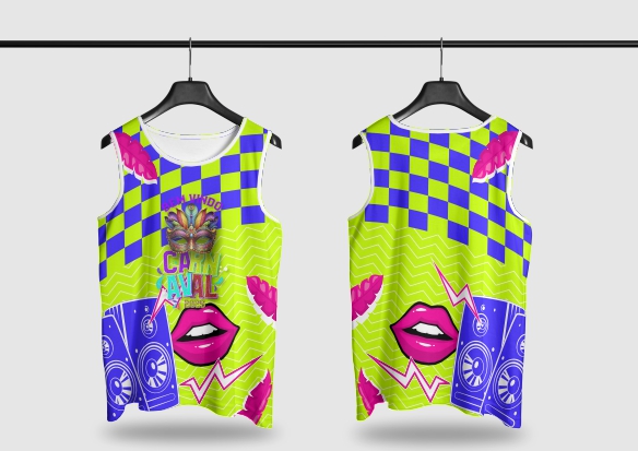 Template Camisa Abadá - Carnavalesco - Ref 2554 - ARTE VETOR