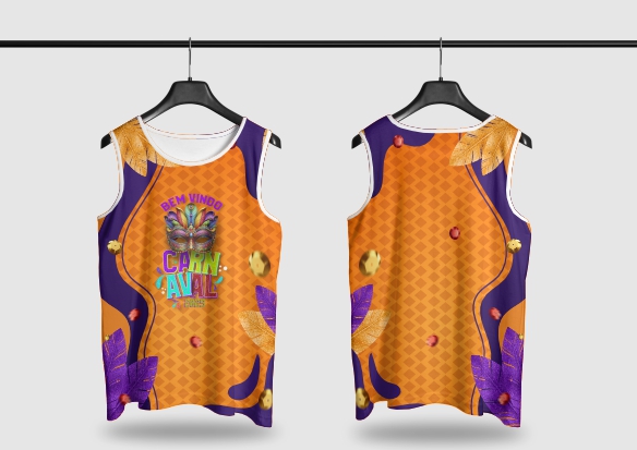 Template Camisa Abadá - Carnavalesco - Ref 2557 - ARTE VETOR